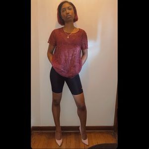 See Thru U boxy top🌹